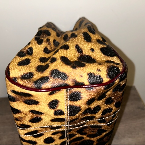 Dolce & Gabbana Miss Easy Way Leopard Print Shopper Tote 2000's **RARE FIND - Picture 4 of 15